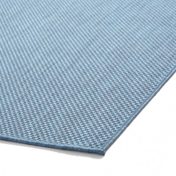 Durable Blue Outdoor & Indoor Flatweave Rug – Modern Design – Multiple Sizes