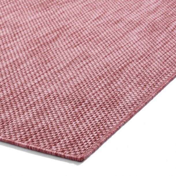 Vibrant Red Outdoor & Indoor Flatweave Rug – Weather-Resistant Design – Multiple Sizes