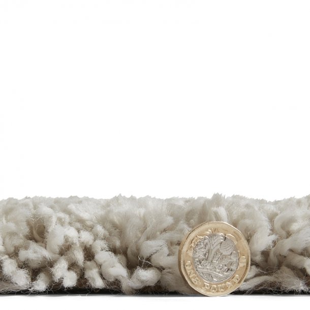 Elegant Cream & Grey Diamond Geometric Shaggy Rug – Soft Polypropylene Blend – Multiple Sizes