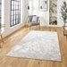 Elegant Grey & Ivory Wool Area Rug with Marble Effect Pattern – Multiple Sizes Available