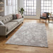 Luxurious Grey & Rose Wool Area Rug with Textured Pattern – Multiple Sizes Available