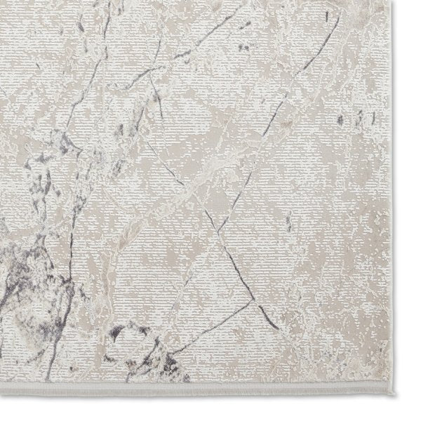 Beige Marble Effect Indoor Rug