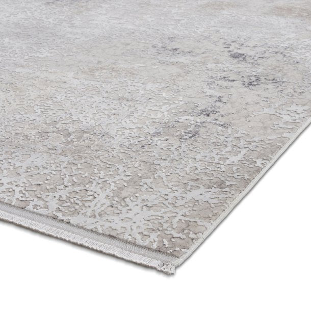 Elegant Beige Distressed Area Rug – Textured Modern Design for Versatile Interiors – Multiple Sizes