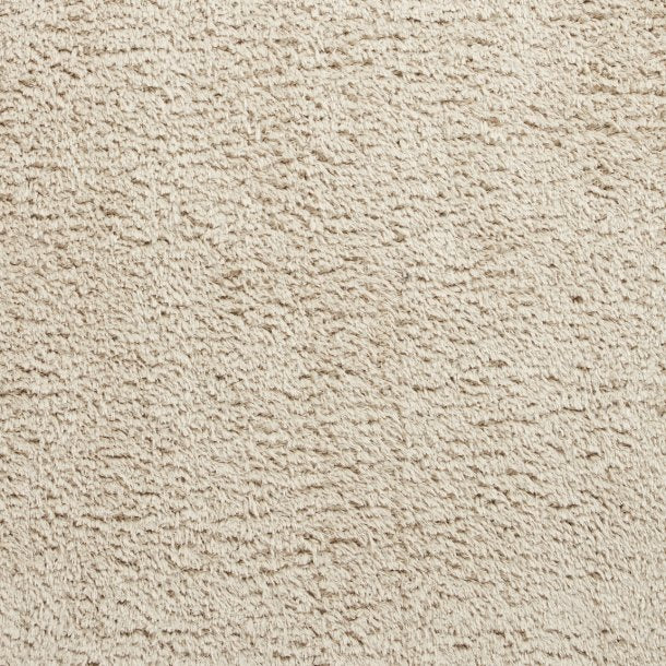 Beige Textured Shaggy Indoor Rug