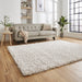  Luxurious Ivory Shaggy Area Rug – Ultra-Soft Pile – Multiple Sizes Available