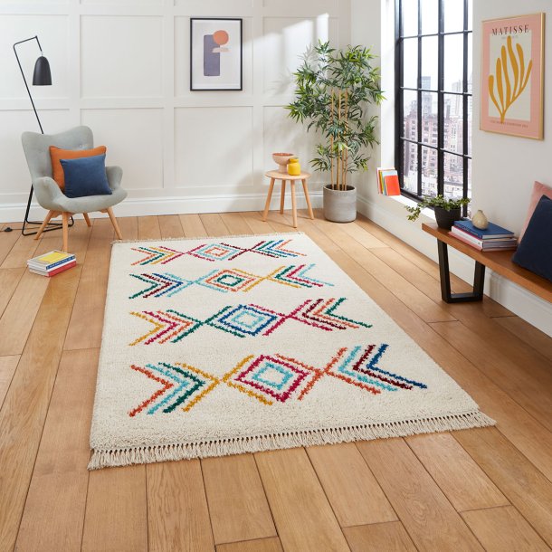 Bohemian Multicolored Indoor Rug