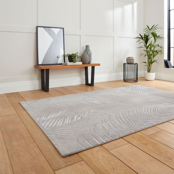 Hatton Grey & Silver Indoor Rug