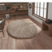 Cozy Beige Round Shaggy Rug – Luxurious High-Pile Circle Carpet – Multiple Sizes