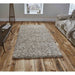  Plush Cream Shaggy Area Rug – Ultra-Soft Textured Pile – Multiple Sizes Available