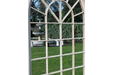 Indoor / Outdoor Distressed Arched Window Garden Mirror - 131 x 75 cm