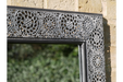 Indoor / Outdoor Aged Metal Garden Mirror - Decor Interiors