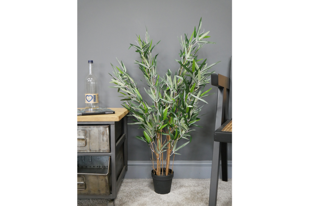 Artificial Bamboo Plant, Pot