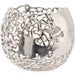 Runa Coral Spherical Vase, Large,  Aluminium, Silver, 