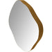 Contemporary Abstract Gold Wall Mirror – Unique Shape & Modern Design - Decor interiors