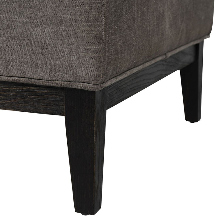 Sylvie Luxury Buttoned Stool - Grey