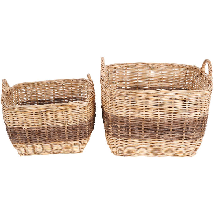 Isolde Set of Two Square Storage Baskets