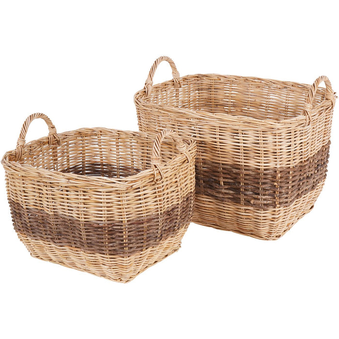 Isolde Set of Two Square Storage Baskets