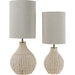 Kenton Natural Rattan Lamp - Hand-Finished Base, Natural