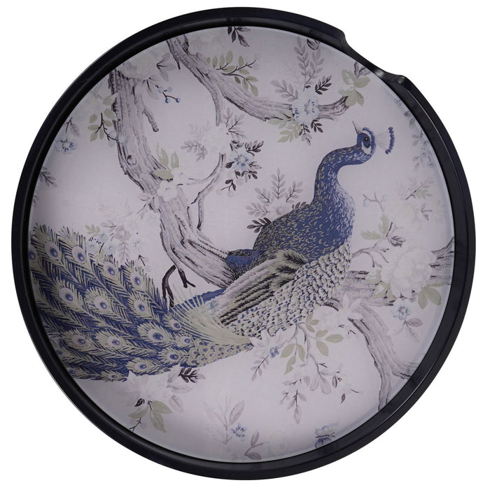 Laura Ashley Belvedere Peacock Print Plate Placemats -  Set Of 4 ( Due Back In 16/12/24 )