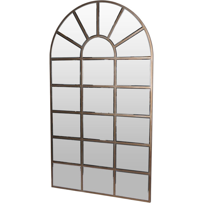 Blakely Gold Arch Window Floor Mirror ( Due Back In 03/10/24 )