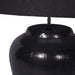 Skyline Black Terracotta Table Lamp with Shade