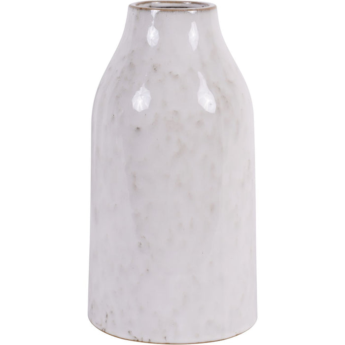 Laura Ashley Stoneware Medium Vase, Ceramic, White Lowick