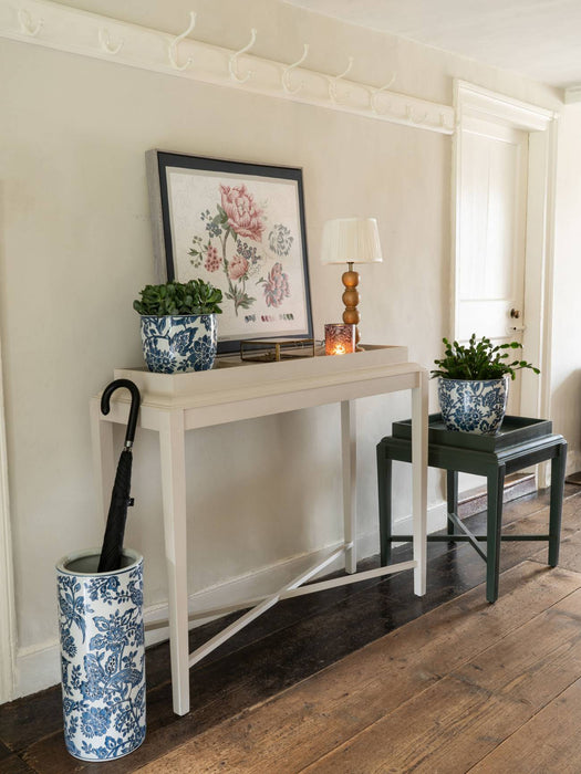 Laura Ashley Blue & White Porcelain Umbrella Stand