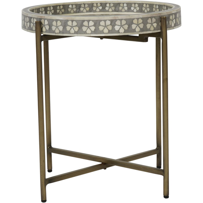 Laura Ashley Side Table, Grey Epsley ( Due Back In 01/11/24 )