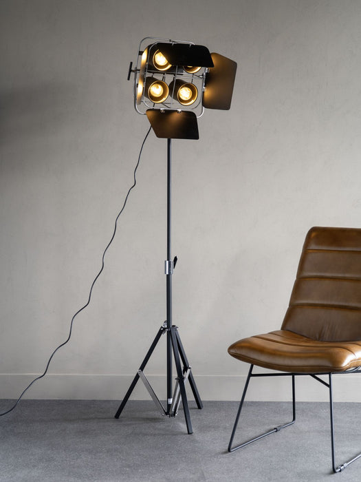 Flix Retro Metal Tripod Floor Lamp