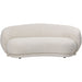 Marlborough Taupe Contemporary Curved Bouclé Sofa