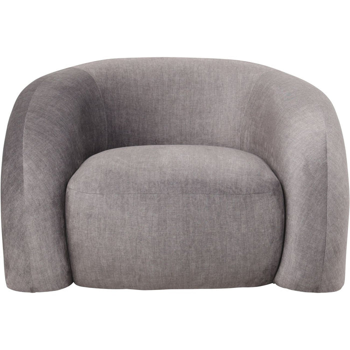 Marlborough Modern Curved Snug Chair - Grey