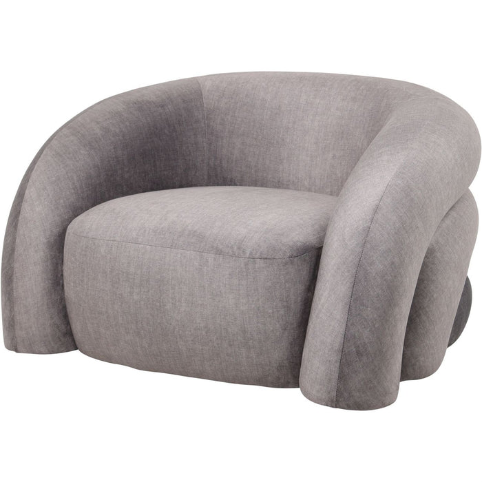 Marlborough Modern Curved Snug Chair - Grey