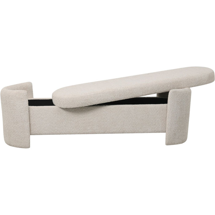 Marlborough Taupe Bouclé Fabric Storage Bench ( Due Back In 23/12/24 )