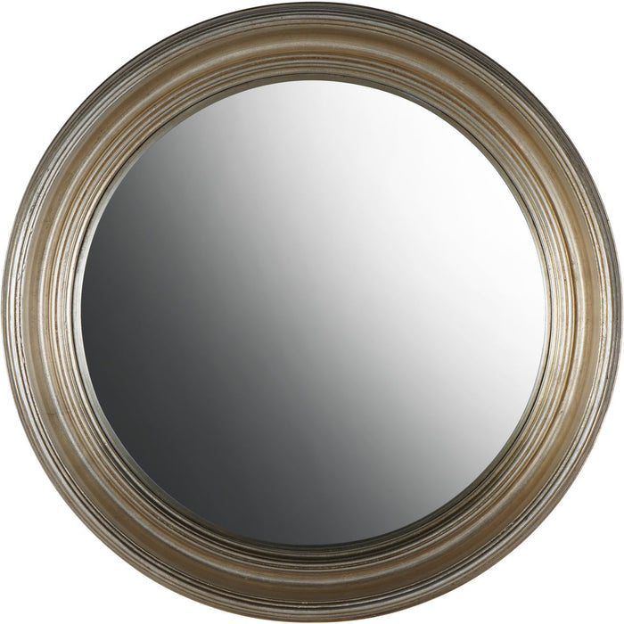 Huntington Convex Wall Mirror, Round, Gold - 70cm