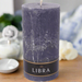 Rustica Pillar Slate Grey Candle