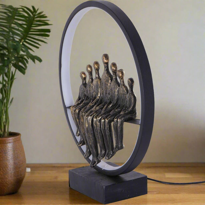 Bronzed Family Sculpture Light (LED, USB)