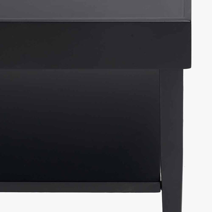 Marnie Square Coffee Table, Black Wood Veneer