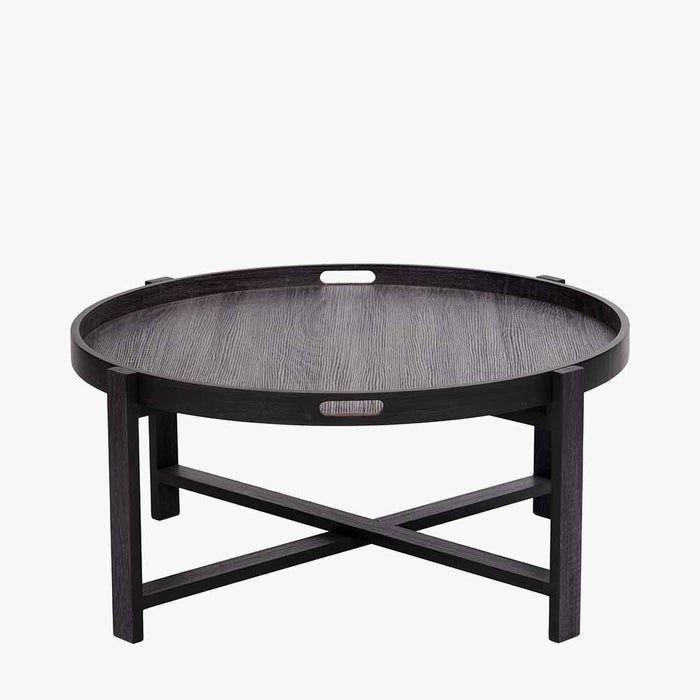 Marmara Coffee Table, Dark Grey, Oak Veneer