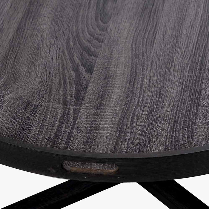 Marmara Coffee Table, Dark Grey, Oak Veneer