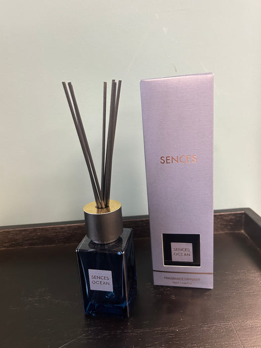 Sences Mini Ocean Reed Diffuser - 120ml - Fresh Seaside Fragrance