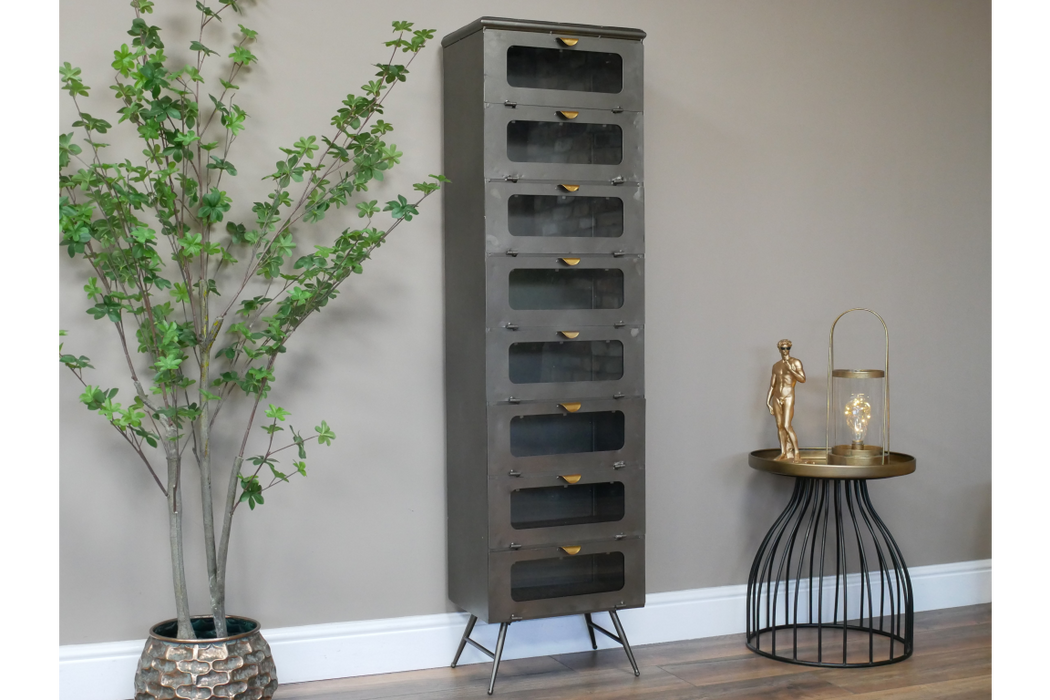 Industrial Metal Multi-Drawer Storage Unit