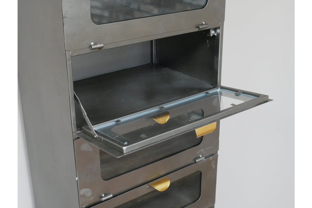 Industrial Metal Multi-Drawer Storage Unit