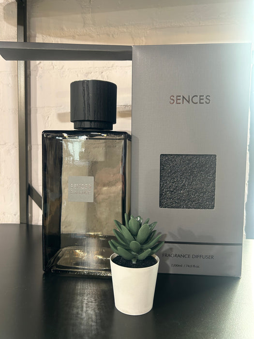 Sences Smoke Reed Diffuser - Extra Large - 2200ml - Fireside & Birch Fragrance