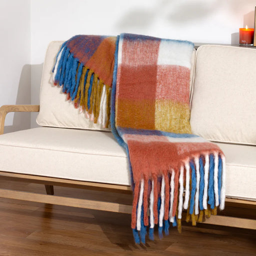 Alba Throw, Stripe, Multicolour