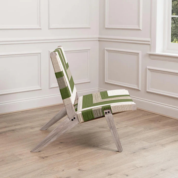 Ballari Woven Chair in Olive - 84cm