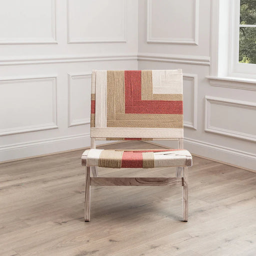 Ballari Woven Chair in Rose - 84cm