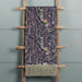 Bennu Printed Throw, Animal, Purple, Tourmaline