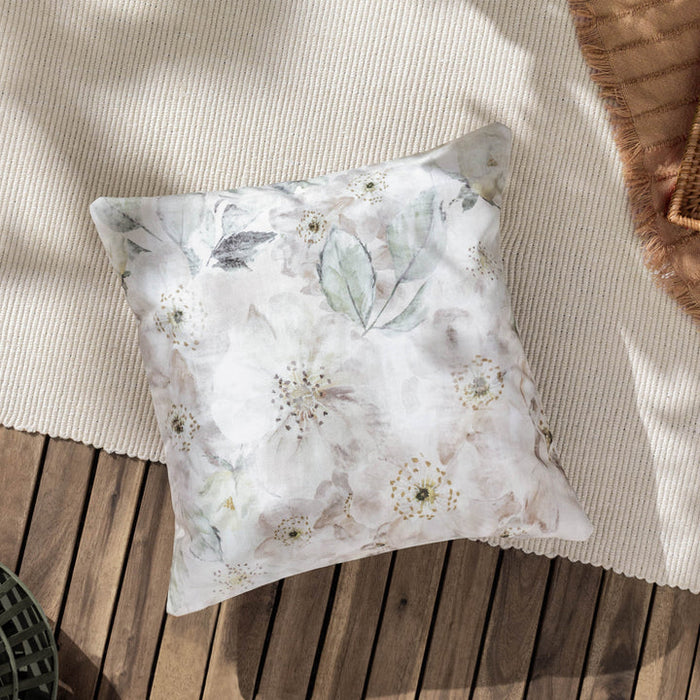 Waterproof Outdoor Cushion, Canina Rectangular Design, Off White