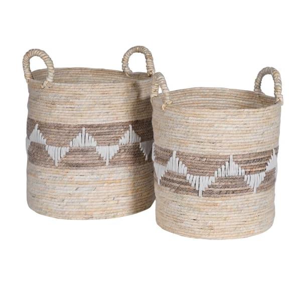 Ecru Maize Baskets – Set of 2