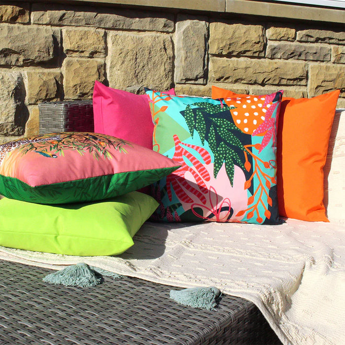 Waterproof Outdoor Cushion, Coralina Design, Multi